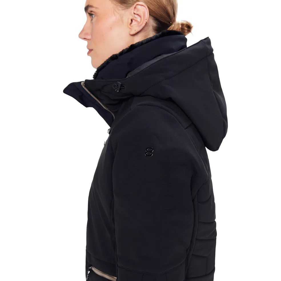 8848 Altitude Vienna softshell winterjas dames black