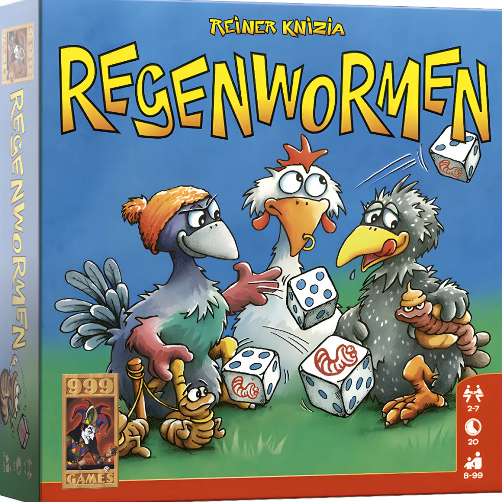 999 Games Regenwormen dobbelspel