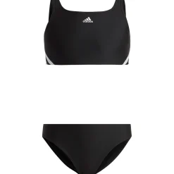 Adidas 3 Stripes bikini junior black white