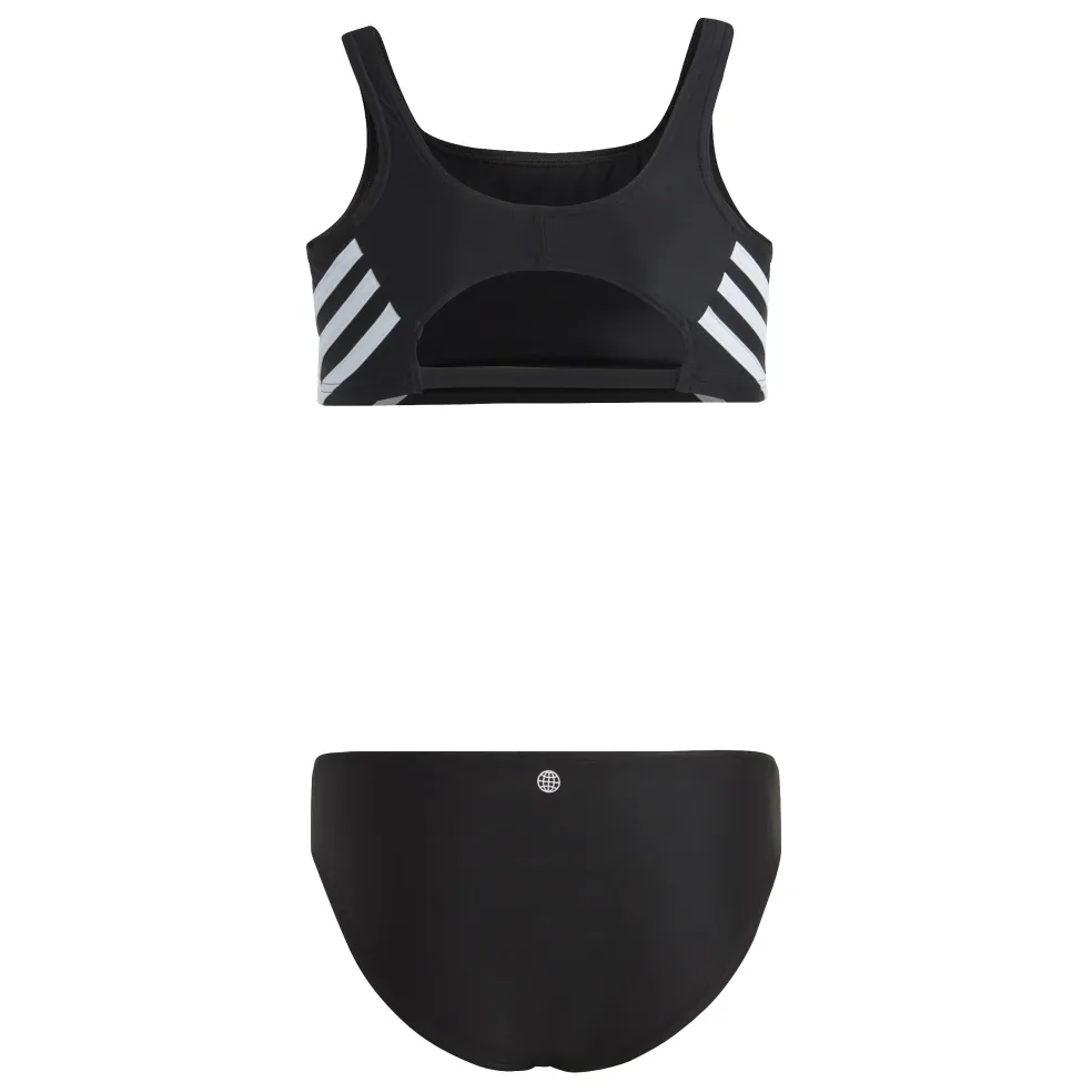 Adidas 3 Stripes bikini junior black white