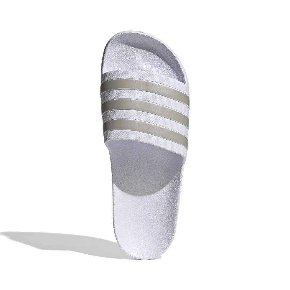 Adidas Adilette Aqua slippers cloud white platinum metallic