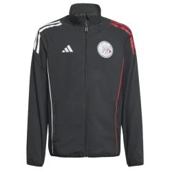 Adidas Ajax Tiro 25 trainingsjack junior black white bold red