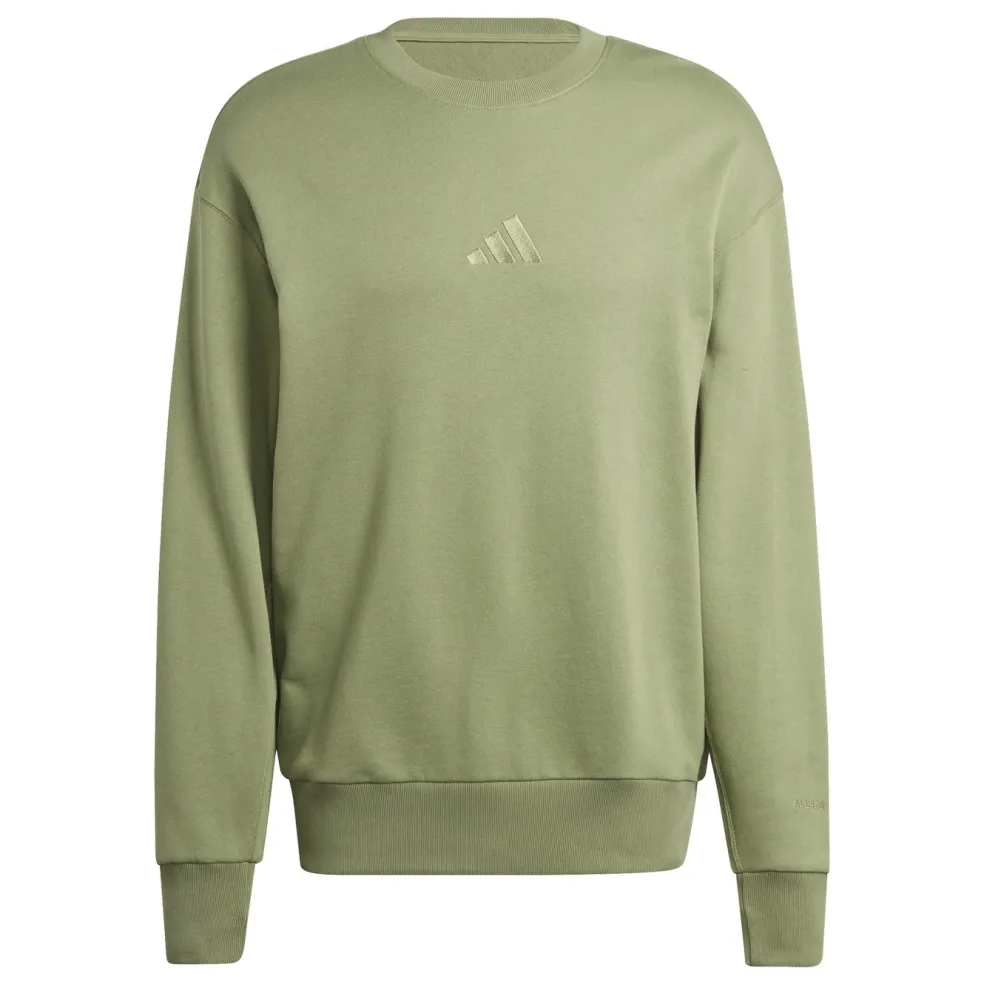 Adidas ALL SZN French Terry Crew sweater heren tent green