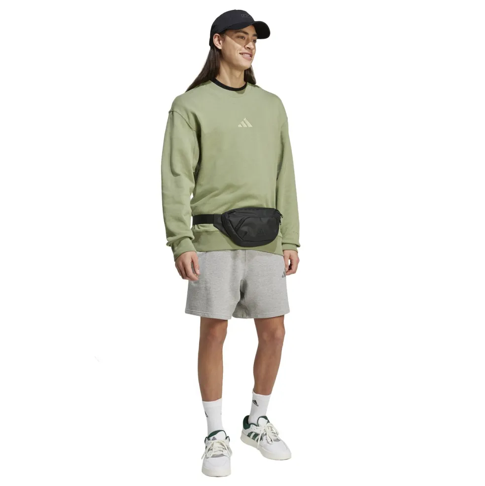 Adidas ALL SZN French Terry Crew sweater heren tent green