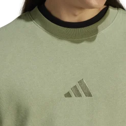 Adidas ALL SZN French Terry Crew sweater heren tent green