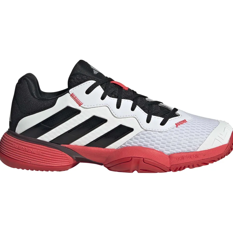 Adidas Barricade tennisschoenen junior cloud white core black lucid red