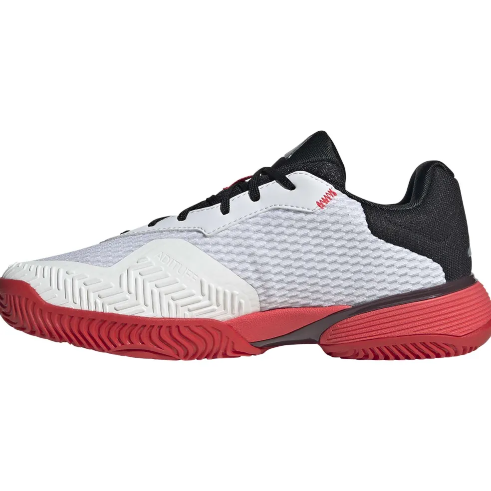 Adidas Barricade tennisschoenen junior cloud white core black lucid red