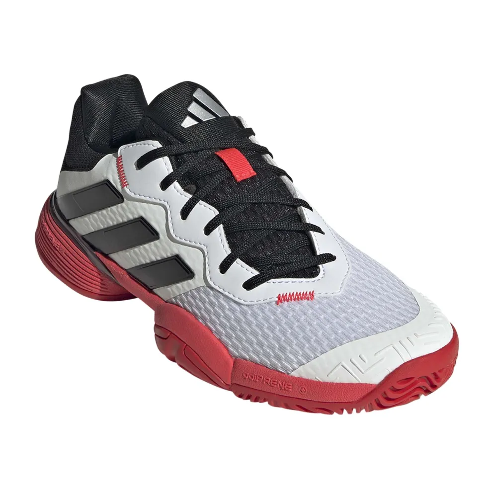 Adidas Barricade tennisschoenen junior cloud white core black lucid red