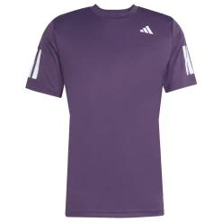 Adidas Club Climacool 3-Stripes tennisshirt heren burgundy