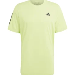 Adidas Club 3-Stripes tennisshirt heren pulse lime