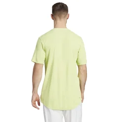 Adidas Club 3-Stripes tennisshirt heren pulse lime