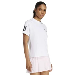 Adidas Club 3-stripes tennisshirt dames white