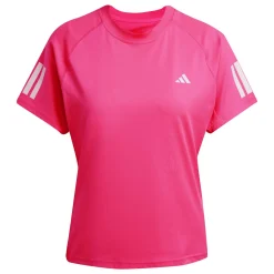 Adidas Club 3-stripes tennisshirt dames lucid pink