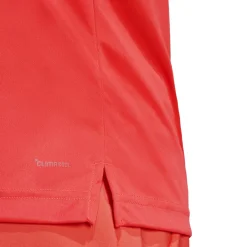 Adidas Club 3-stripes tennisshirt heren semi lucid red