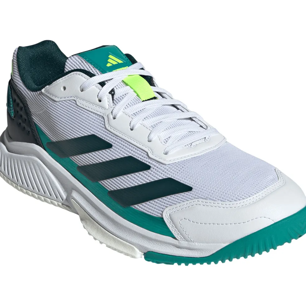 Adidas Courtquick padelschoenen heren cloud white cloud white aurora ivy