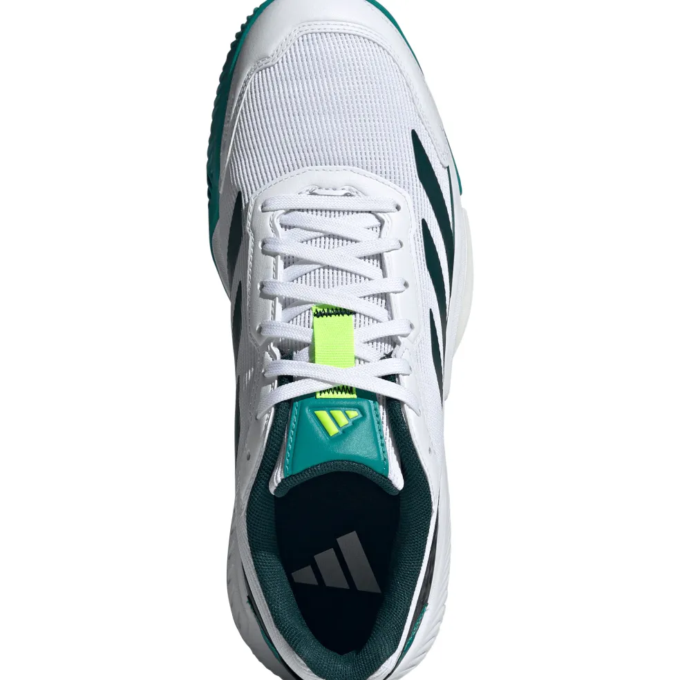 Adidas Courtquick padelschoenen heren cloud white cloud white aurora ivy