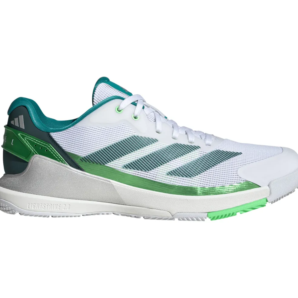 Adidas Crazyquick padelschoenen heren cloud white aurora ivy lime burst