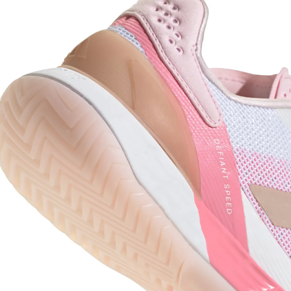 Adidas Defiant Speed 2 padelschoenen dames white pink
