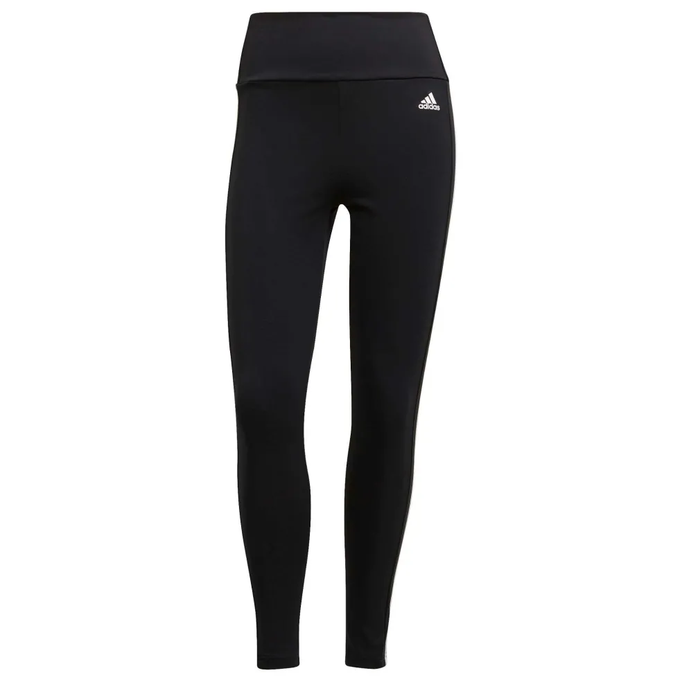 Adidas Designed To Move 3-Stripes sportlegging dames black white