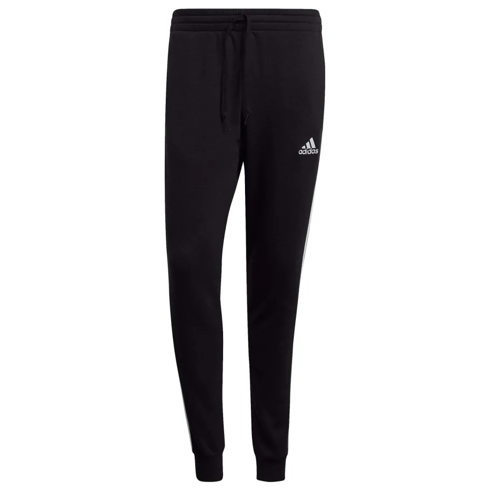 Adidas Essentials Fleece 3-Stripes joggingbroek heren black