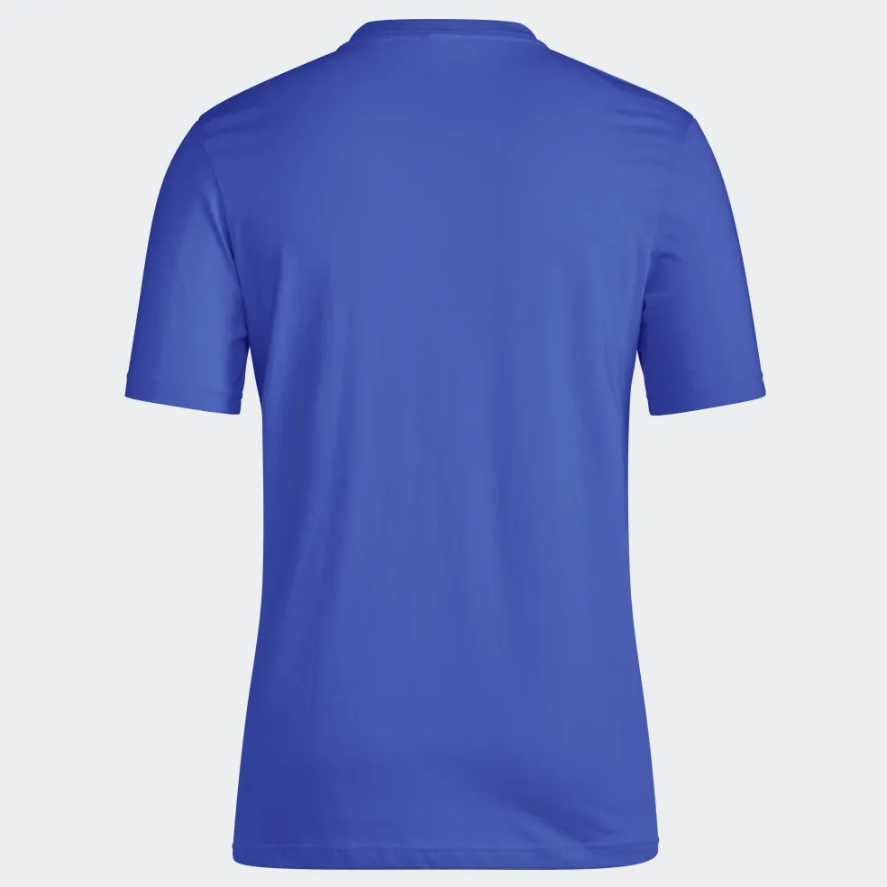 Adidas Essentials shirt heren semi lucid blue