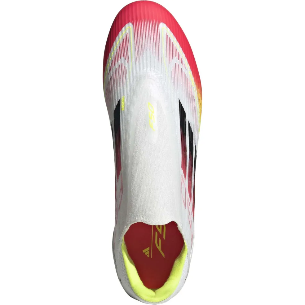 Adidas F50 League FG MG voetbalschoenen heren cloud white core black solar yellow