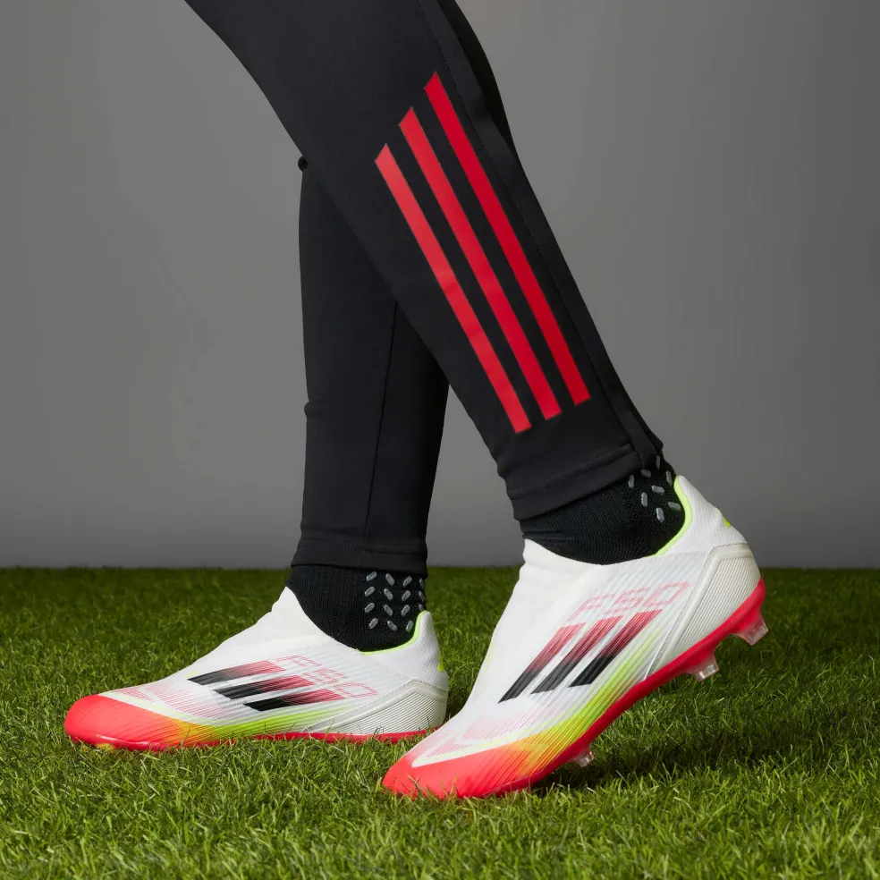 Adidas F50 League FG MG voetbalschoenen heren cloud white core black solar yellow