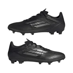 Adidas F50 League FG MG voetbalschoenen heren core black iron metallic gold metallic