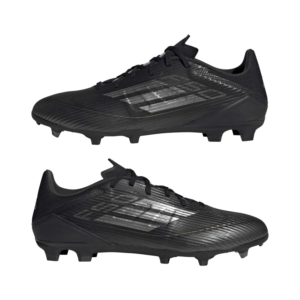 Adidas F50 League FG MG voetbalschoenen heren core black iron metallic gold metallic