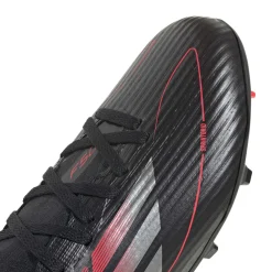 Adidas F50 League Mid FG MG voetbalschoenen junior core black iron metallic lucid red