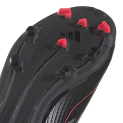 Adidas F50 League Mid FG MG voetbalschoenen junior core black iron metallic lucid red