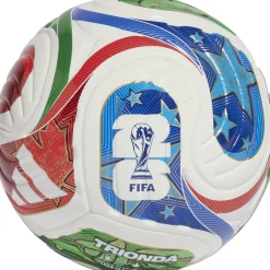 Adidas FIFA World Cup Trionda Mini voetbal white team royal blue solar blue power red 25 - 26