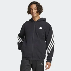Adidas Future Icons 3-Stripes Polar fleece trainingsjack black