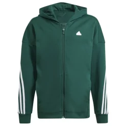 Adidas Future Icons 3-Stripes trainingsjack junior collegiate green