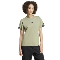 Adidas Future Icons 3-Stripes shirt dames tent green