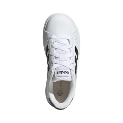 Adidas Grand Court Lifestyle schoenen junior cloud white core black