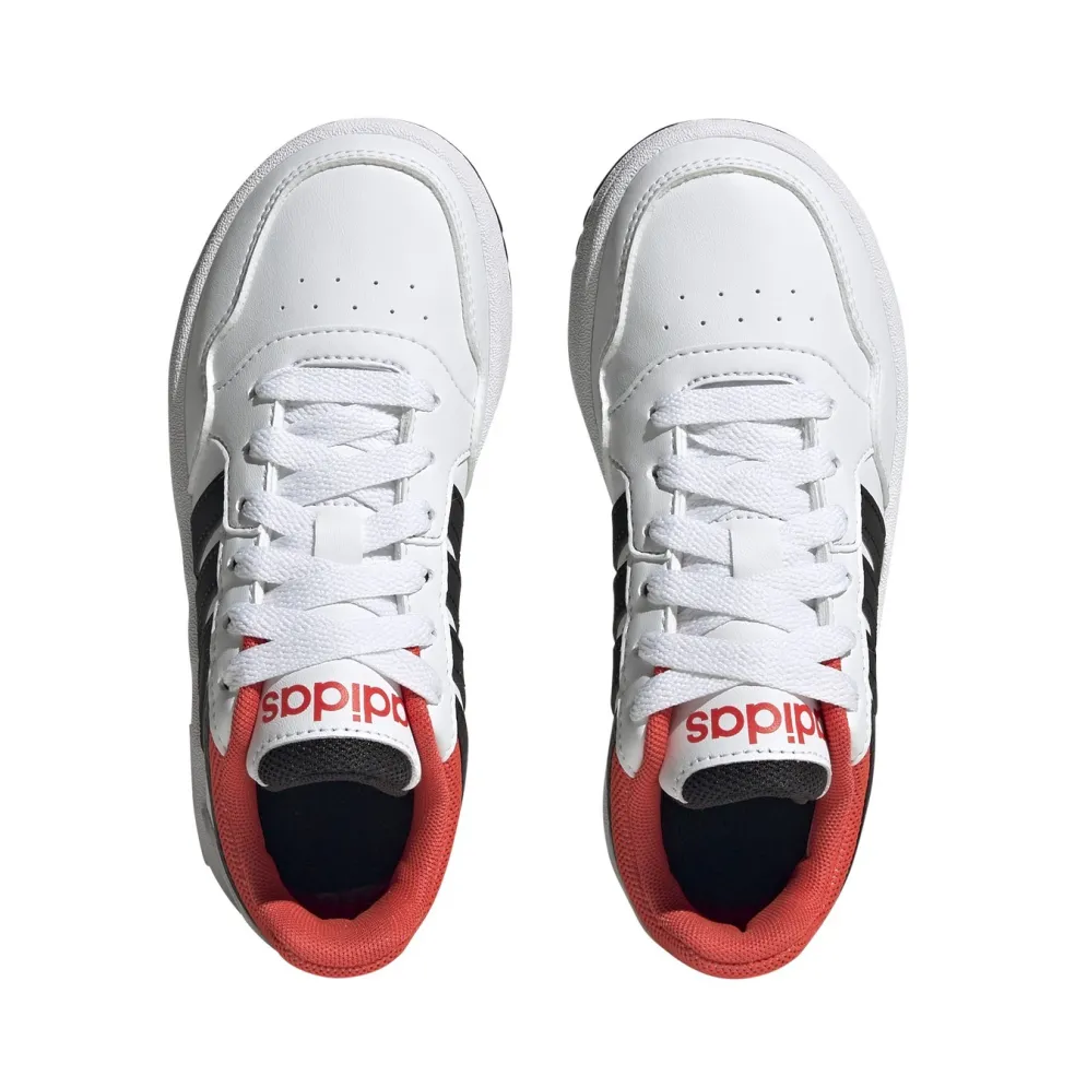 Adidas Hoops 3.0 schoenen junior cloud white core black bright red