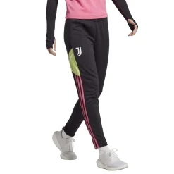 Adidas Juventus 22 - 23 trainingsbroek dames black pulse  magenta