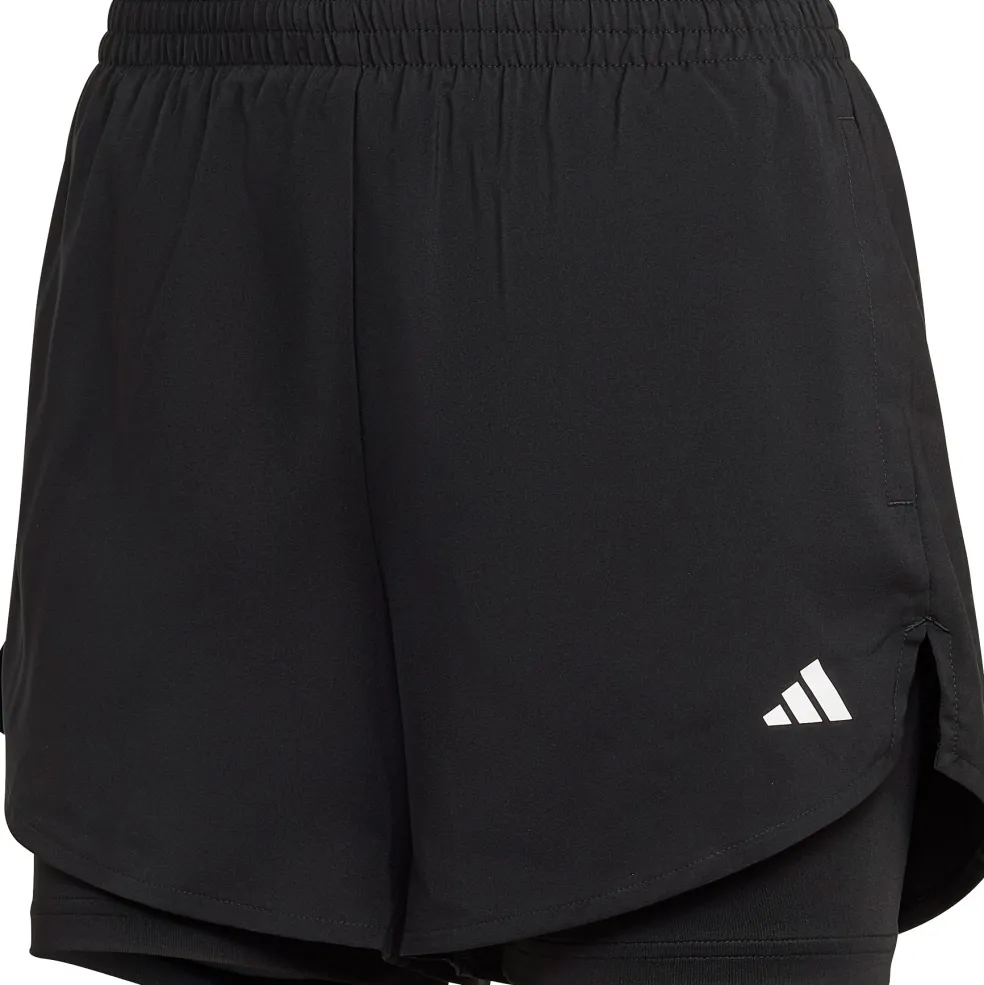 Adidas Made For Training Minimal Two-In-One short dames black white