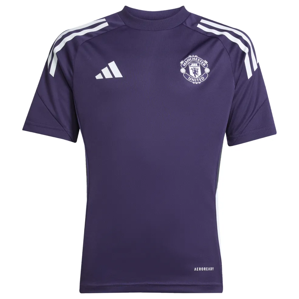 Adidas Manchester United voetbalshirt junior aurora plum