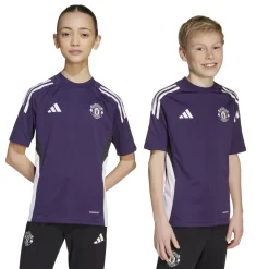 Adidas Manchester United voetbalshirt junior aurora plum