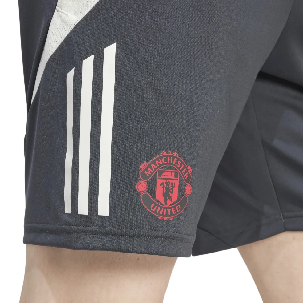 Adidas Manchester United Tiro 24 voetbalbroekje heren dark grey carbon