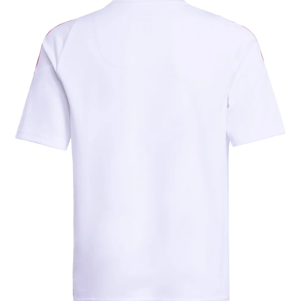 Adidas Messi voetbalshirt junior white semi lucid red