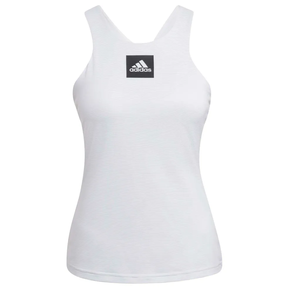 Adidas Par T Y tennis tanktop dames white black