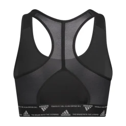 Adidas Powerreact Medium Support sport bh dames zwart