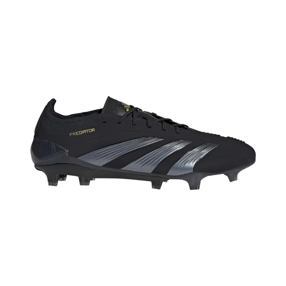 Adidas Predator Elite FG voetbalschoenen heren core black carbon gold metallic