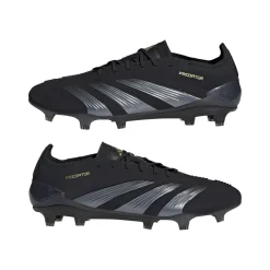 Adidas Predator Elite FG voetbalschoenen heren core black carbon gold metallic