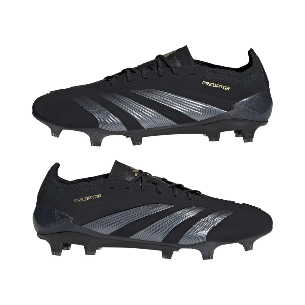 Adidas Predator Elite FG voetbalschoenen heren core black carbon gold metallic