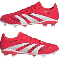 Adidas Predator League FG MG voetbalschoenen junior lucid red cloud white core black