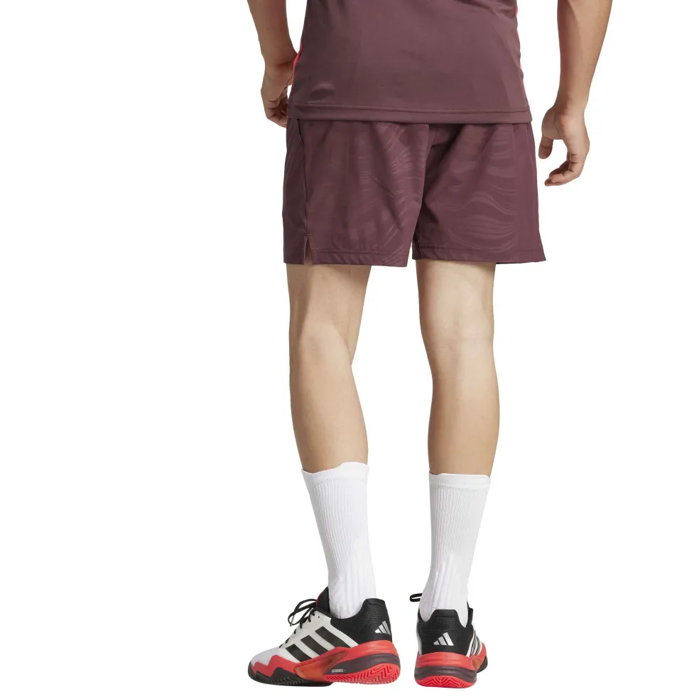 Adidas Pro Ergo tennisshort heren aurora ruby brown